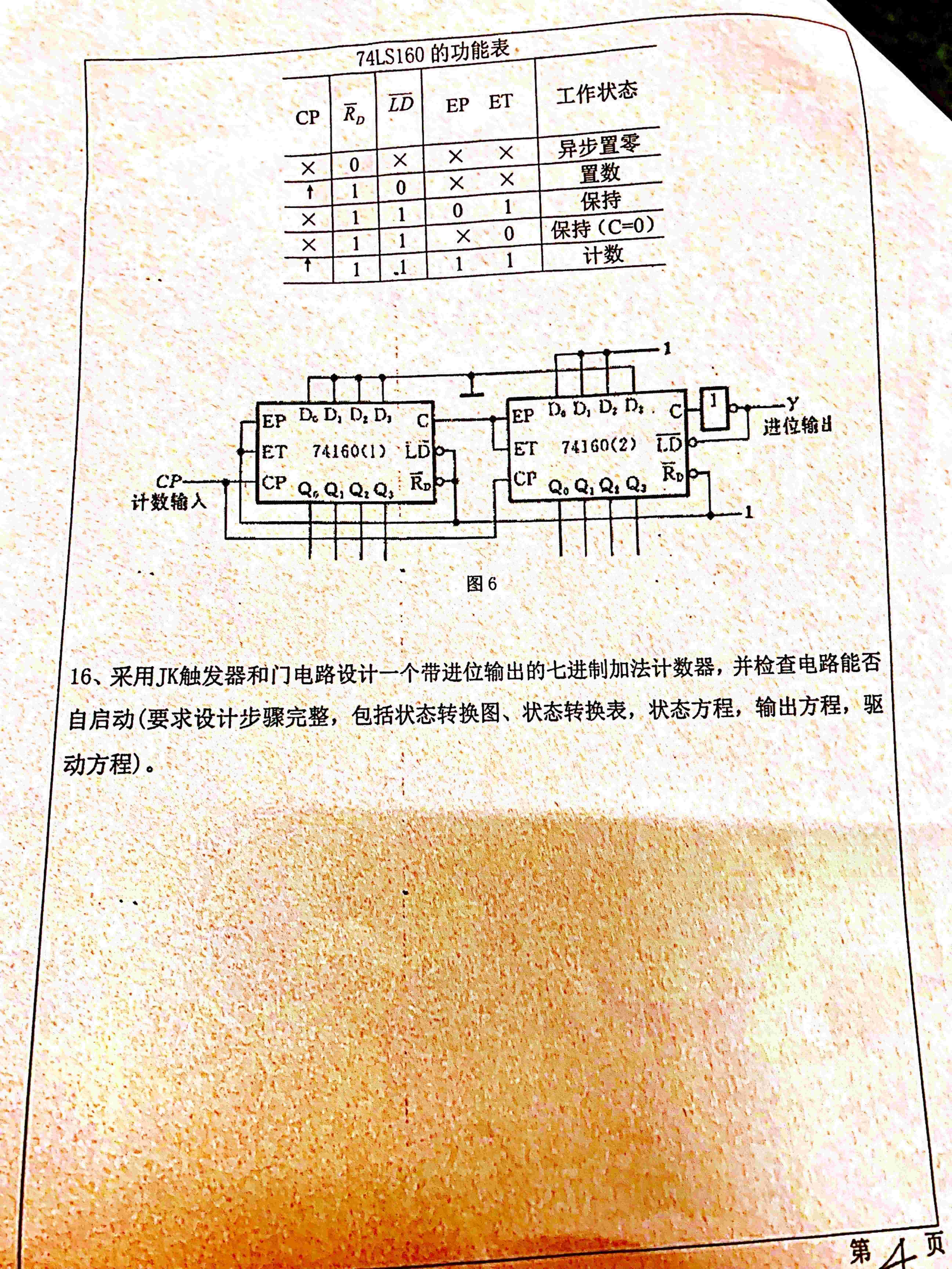 2020年黑龙江大学902数字电子技术考研真题