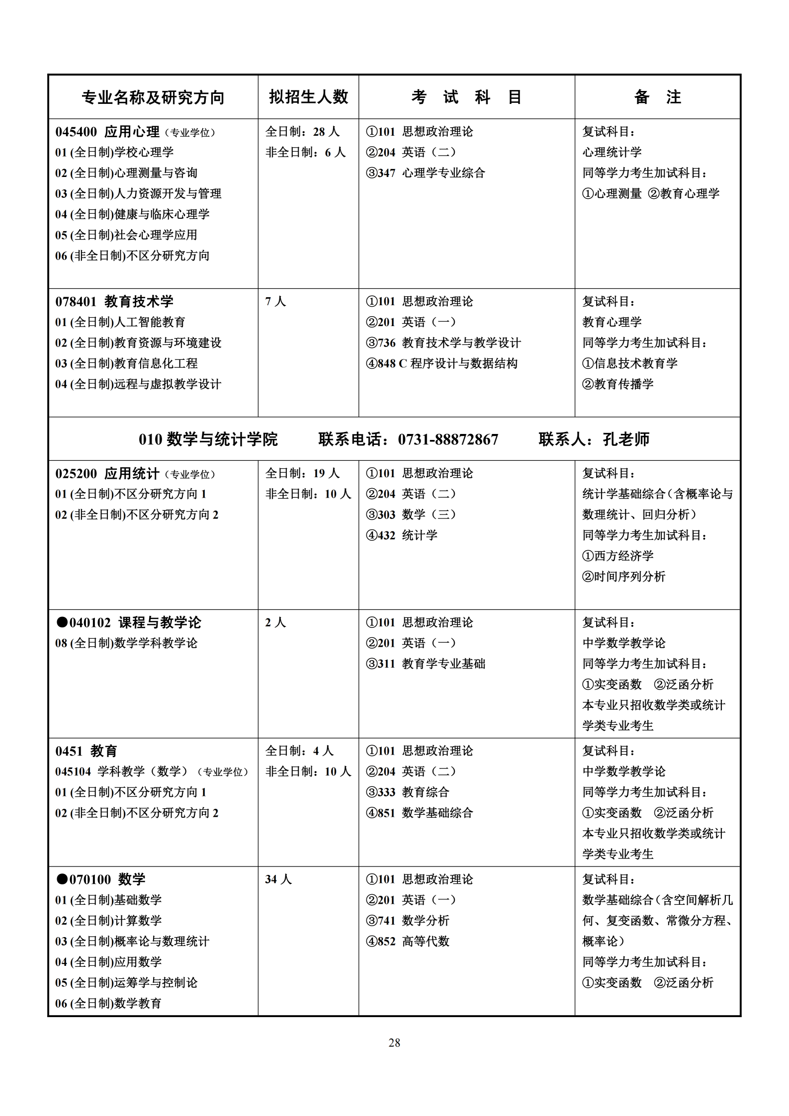 2026年湖南师范大学硕士研究生招生简章-新东方网