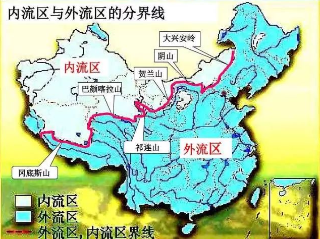 高中地理考点:河流界线
