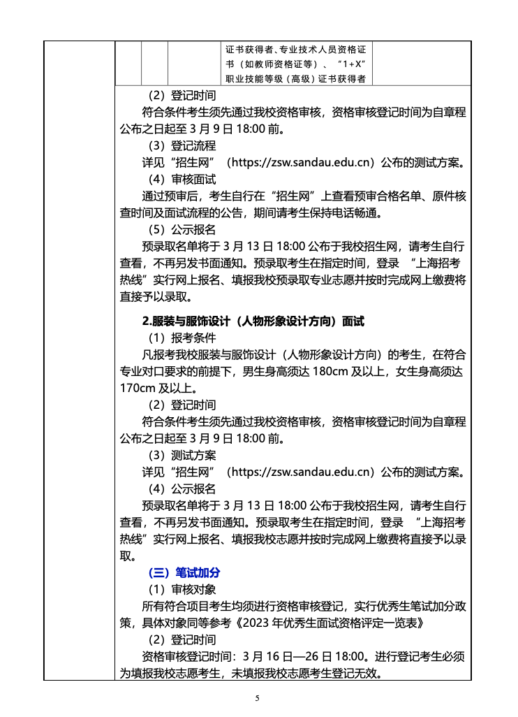上海杉达学院2023年专升本招生简章