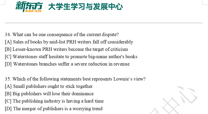 2023年考研英语一阅读Text3试题下载