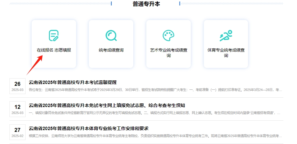 2025年云南统招专升本的报名流程详解