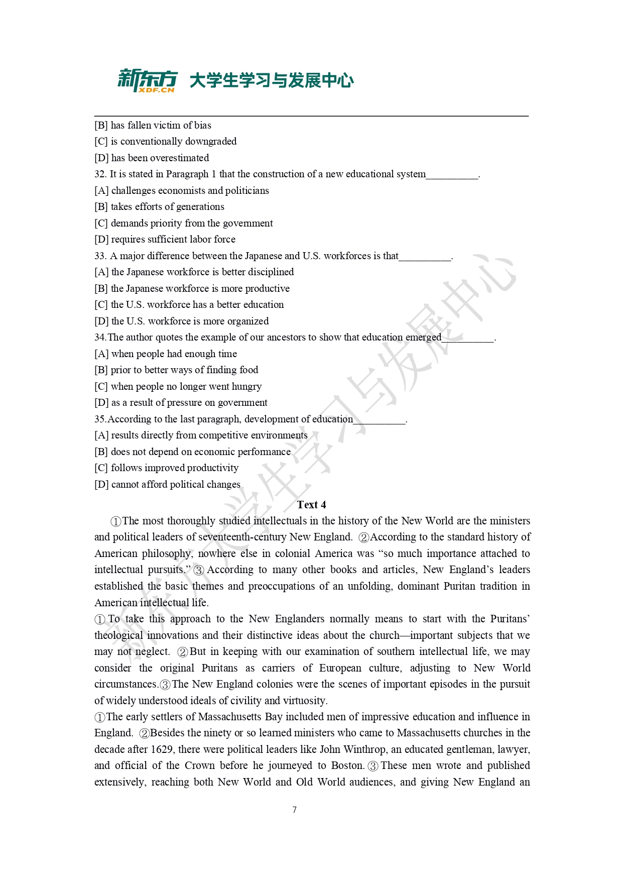 2009年考研英语一真题