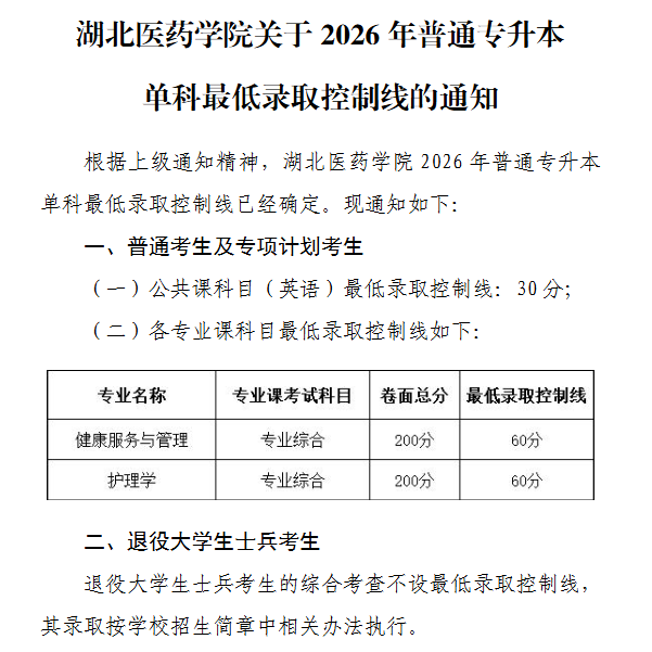 湖北专升本