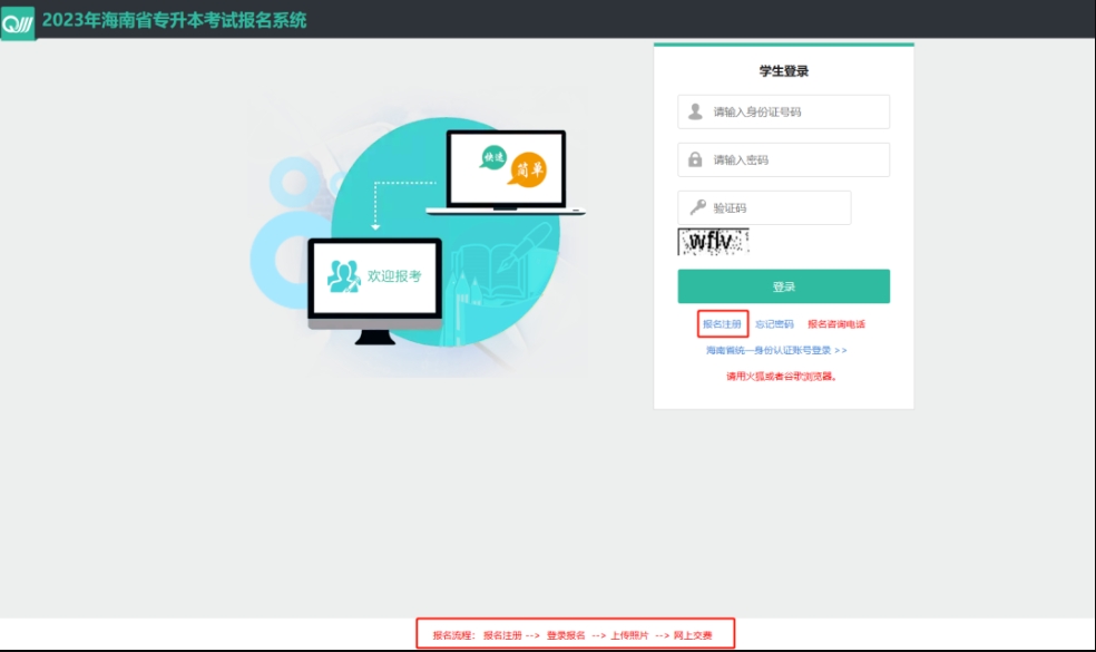 2025年海南专升本报考流程详解